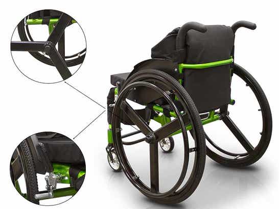 Sedia a rotelle per praticare sport ausilio per disabili