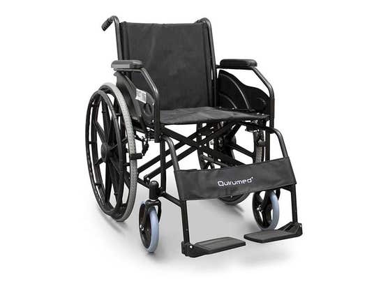 Sedia a rotelle pieghevole in acciaio EASY STYLE ausilio per disabili