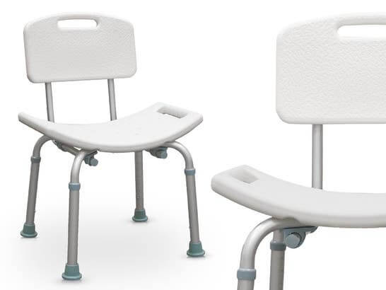 Sedia ausiliare per doccia o per vasca da bagno, altezza regolabile ausilio per disabili