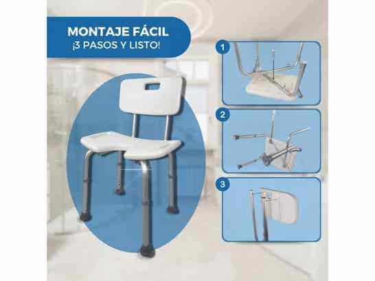 Sedia da bagno regolabile con schienale Marisma Mobiclinic ausilio per disabili