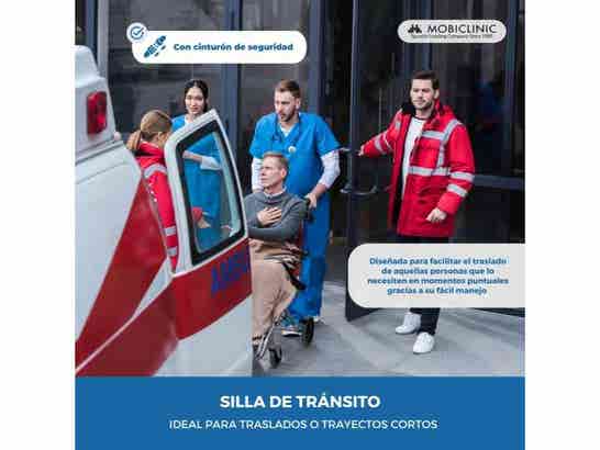 Sedia da trasloco in alluminio Neptuno, 34 cm di larghezza ausilio per disabili
