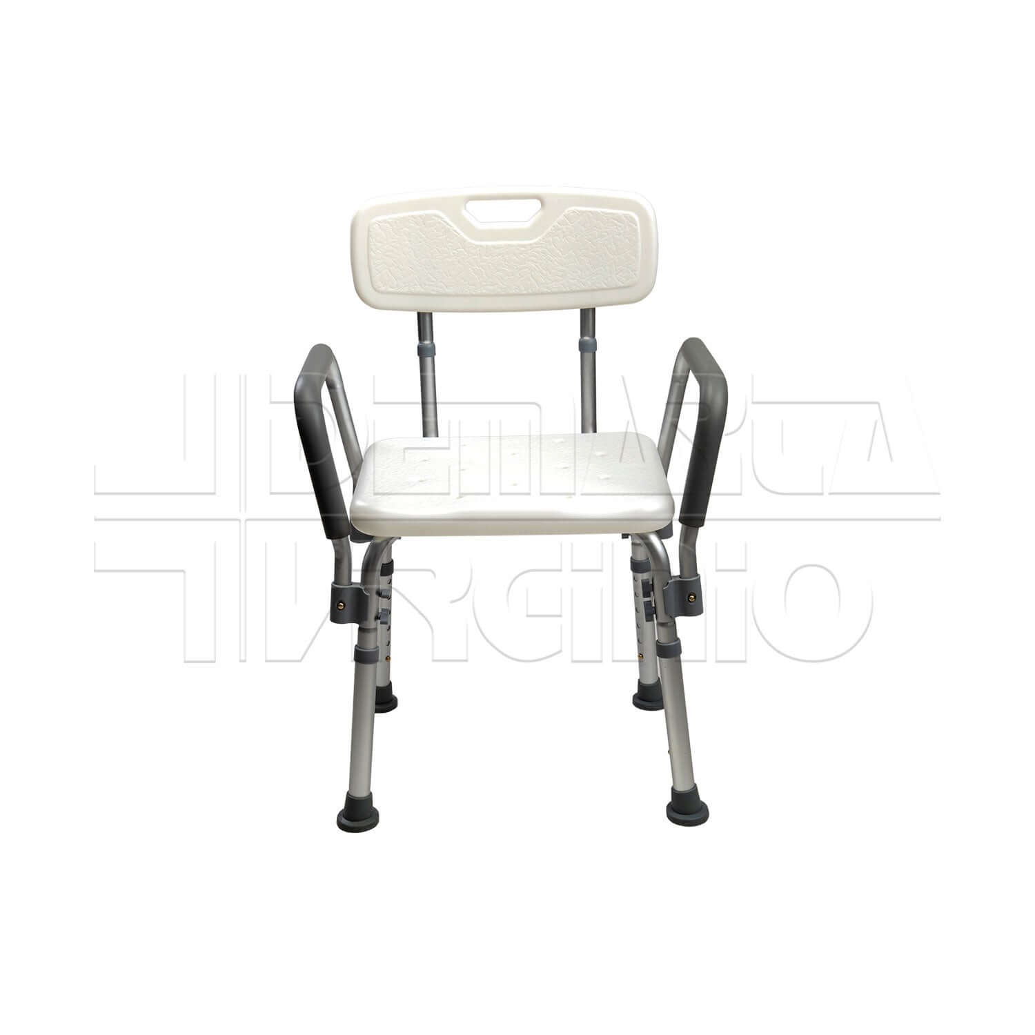 Sedile da Doccia con Schienale e Braccioli ausilio per disabili