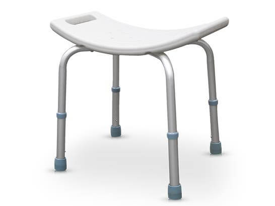 Sgabello da bagno ergonomico regolabile in altezza ausilio per disabili