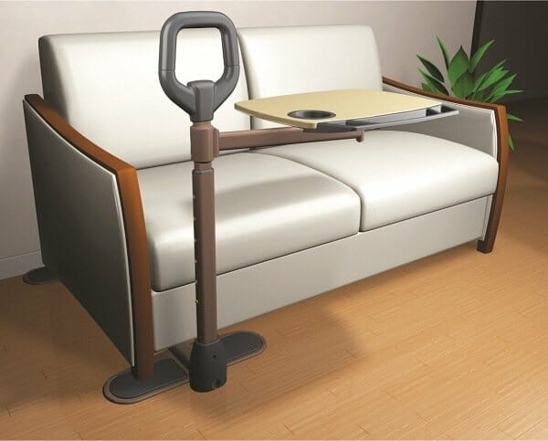 Supporto per alzarsi con vassoio Allmobility ALLM GARCON ausilio per disabili