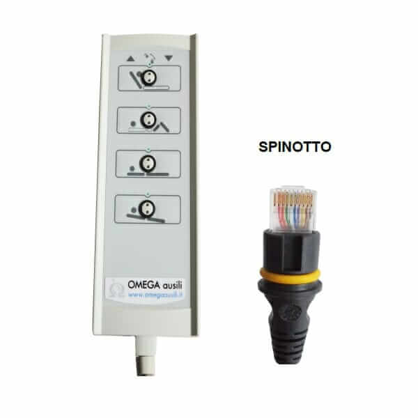 Telecomando per letto 8 tasti 02006015 ausilio per disabili