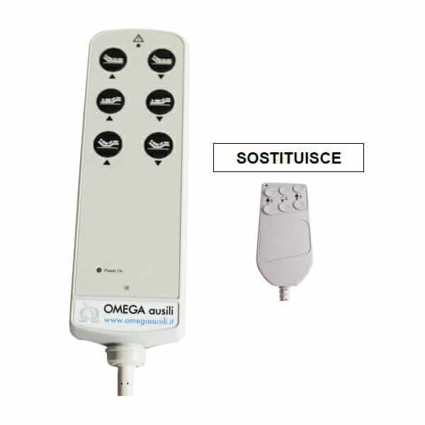 Telecomando per letto a 6 tasti 02146014 ausilio per disabili