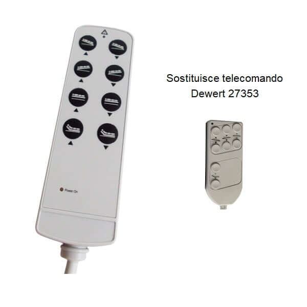 Telecomando per letto a 8 tasti 02146003 ausilio per disabili