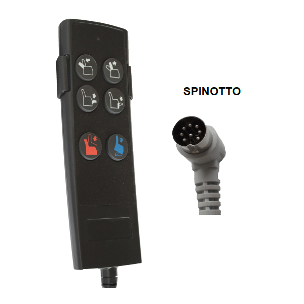 Telecomando per poltrona 2 motori 02109001 ausilio per disabili