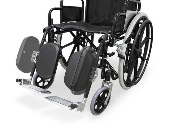 Carrozzina Wellcore con pedana elevabile in acciaio