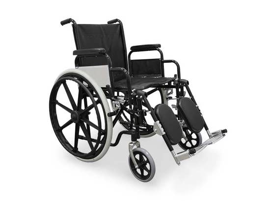 Carrozzina Wellcore con pedana elevabile in acciaio