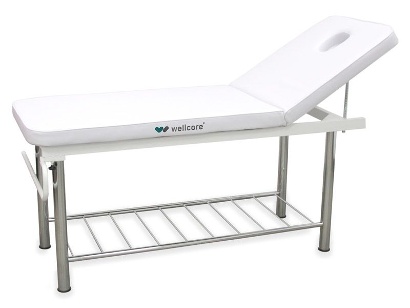 Lettino Fisso in Acciaio a 2 Corpi Wellcore