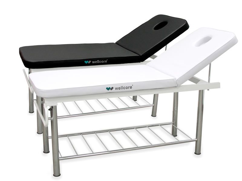 Lettino Fisso in Acciaio a 2 Corpi Wellcore