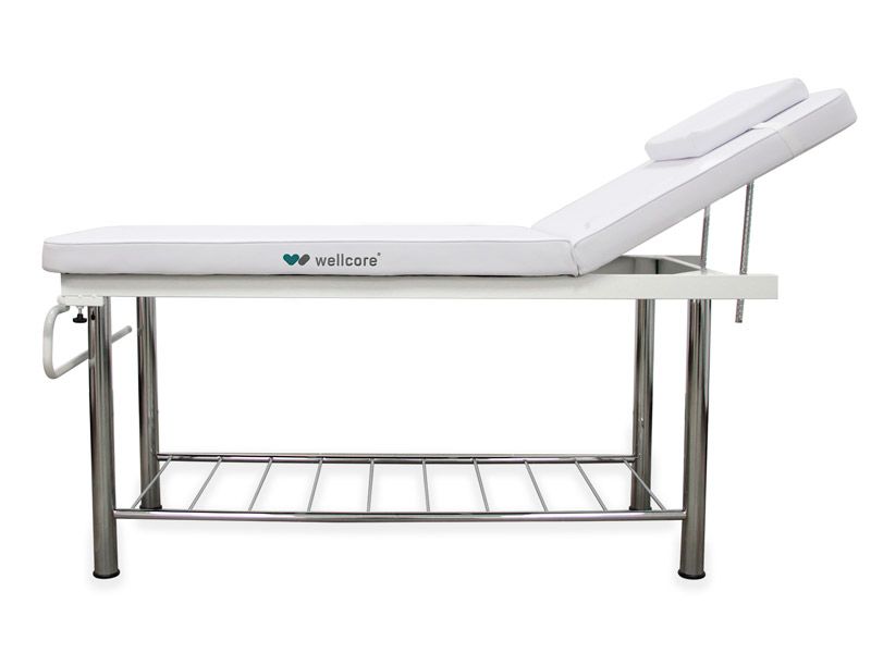 Lettino Fisso in Acciaio a 2 Corpi Wellcore