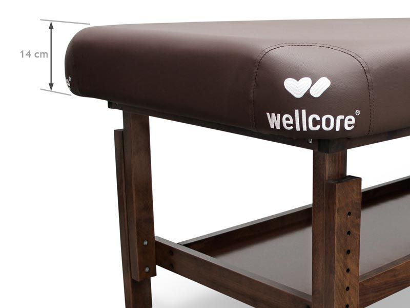 Lettino Fisso in Legno Wellcore con Poggiatesta