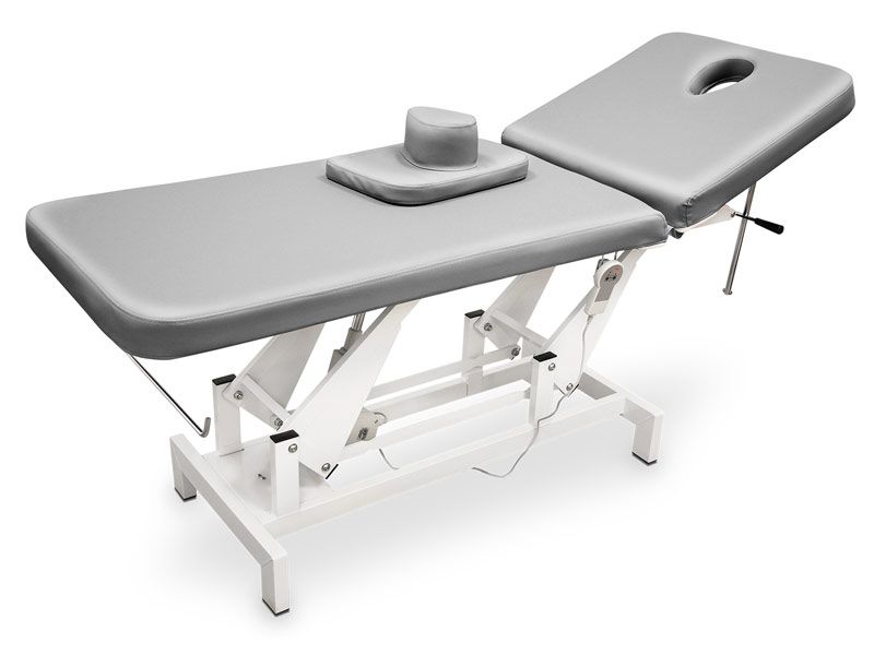 Lettino elettrico BASIC Compact Quirumed - Silver