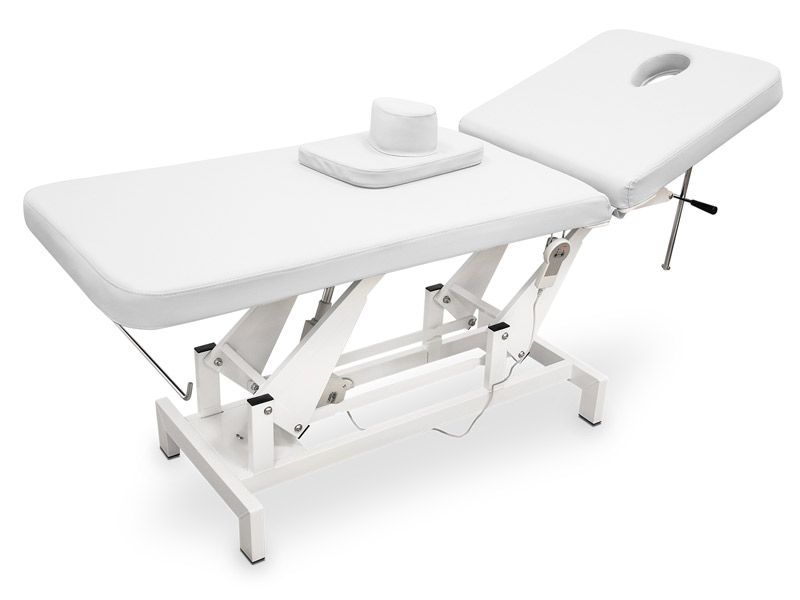 Lettino elettrico BASIC Compact Quirumed - White