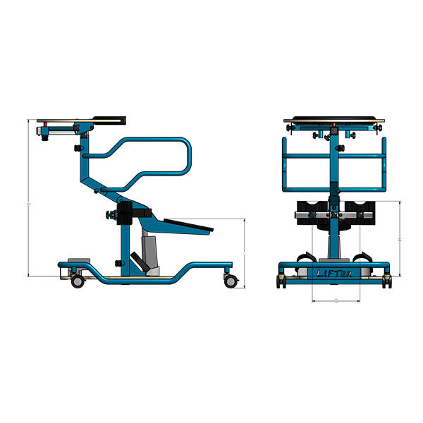EASY LIFTER Allmobility - dimensioni