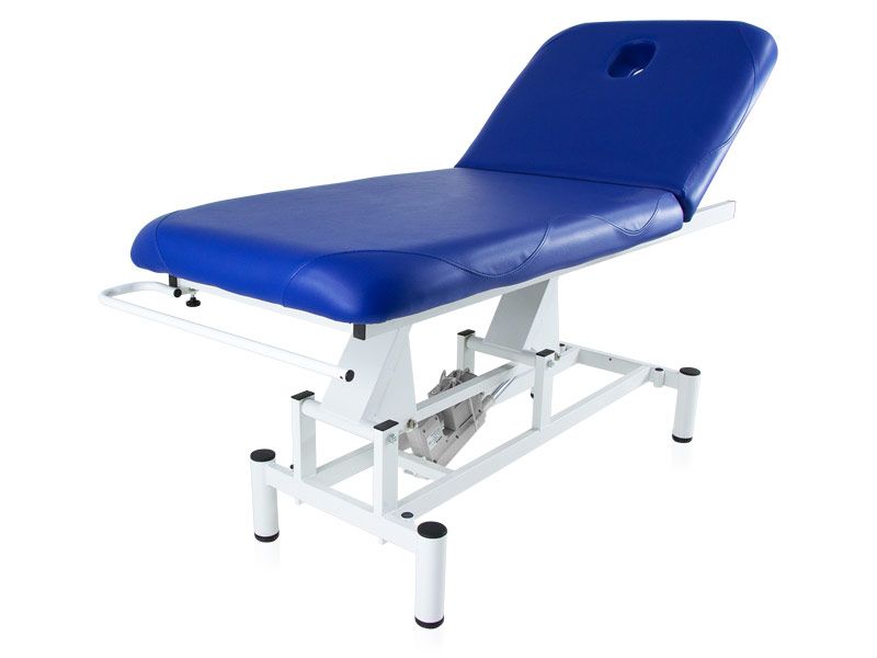 Lettino elettrico Quirumed EASY a 1 motore - blu