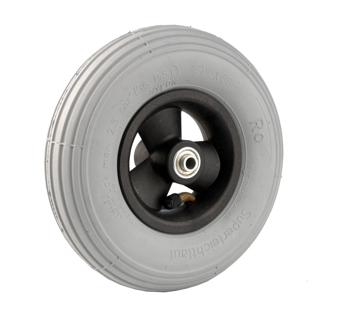Ruota anteriore Allmobility RIRU 200x50 PN pneumatica 200x50 mm