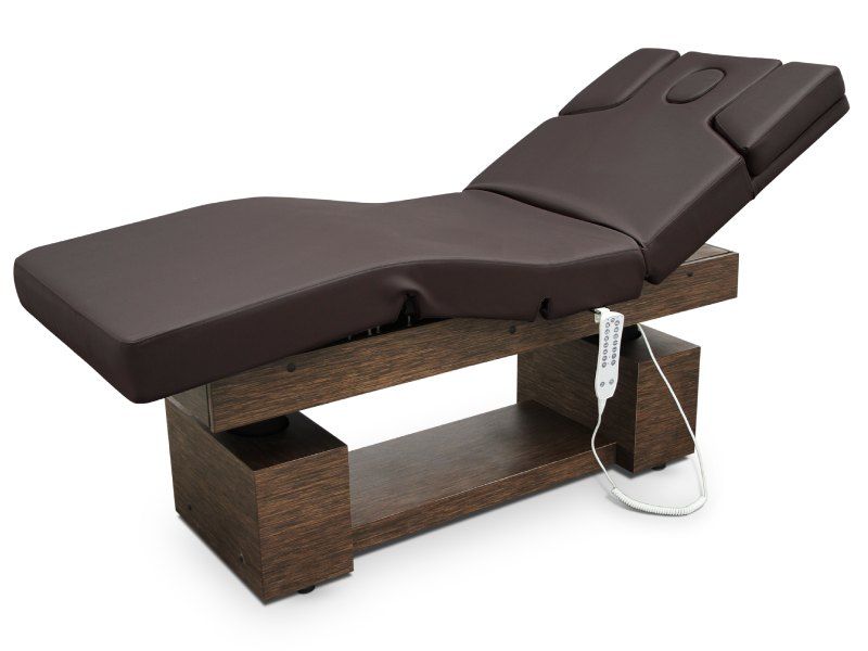 Lettino SPA 3 corpi 4 motori con calore - marrone