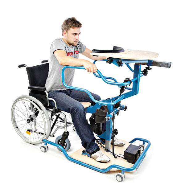 EASY LIFTER Allmobility supporto alla verticalizzazione da carrozzina